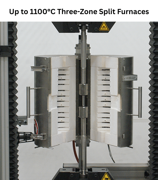 (1)Up to 1100°C Three Zone Split Furnaces