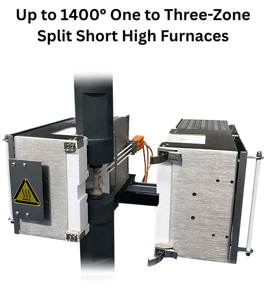 (3)Up to 1400° One to Three Zone Split Short High Furnaces