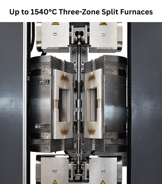 (4)Up to 1540°C Three Zone Split Furnaces