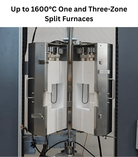 (5)Up to 1600°C One and Three Zone Split Furnaces